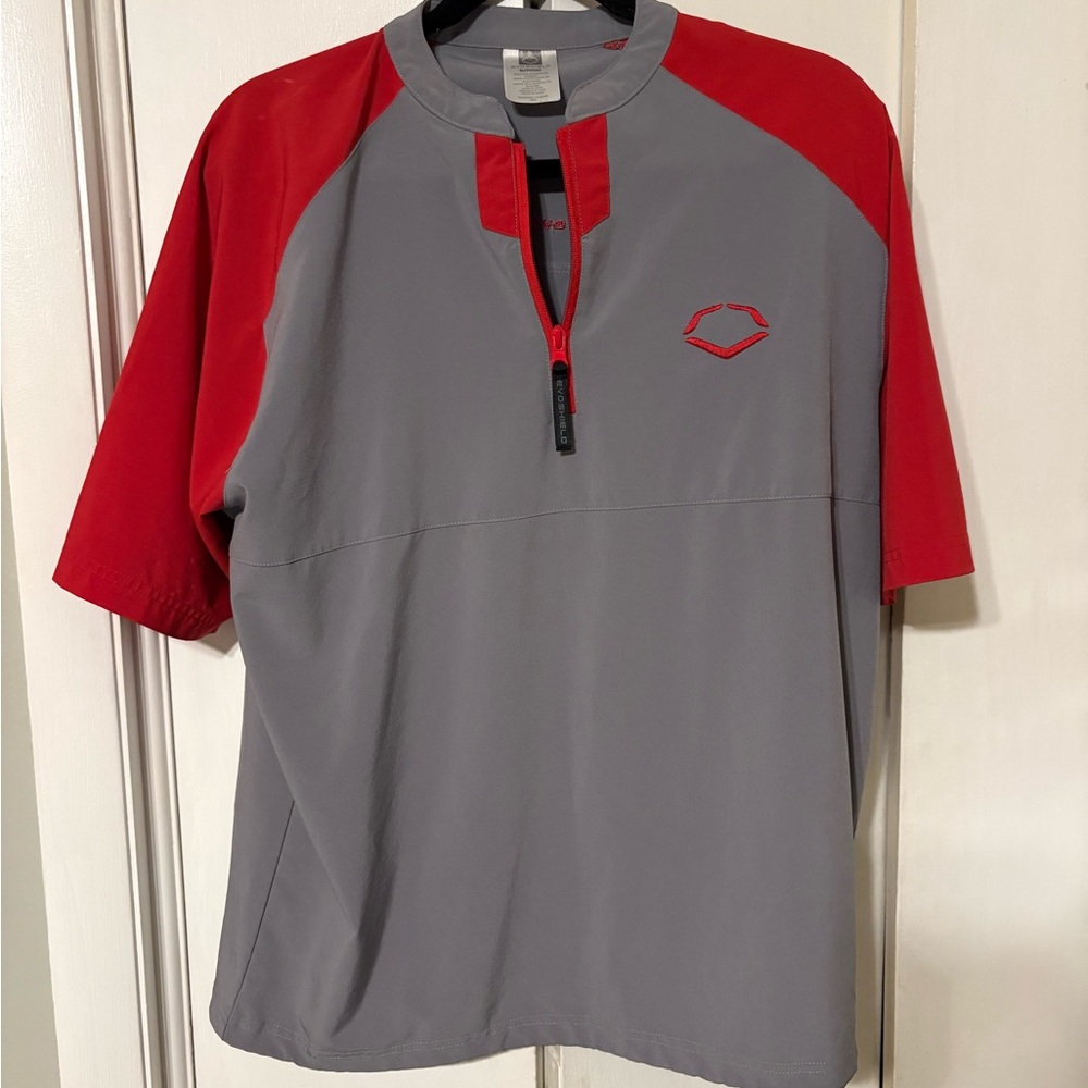 Gray and Red Men's Cage Jacket